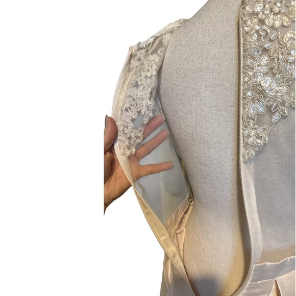Soieblu Blush & Ivory Formal Gown – Size Small - Picture 6 of 7